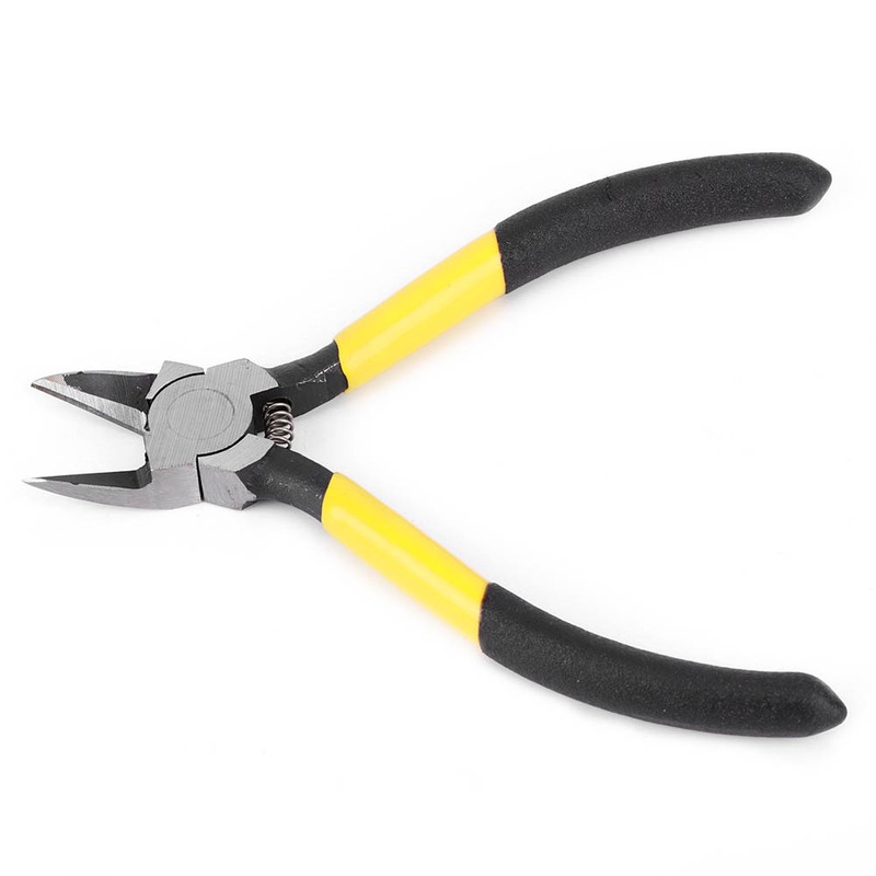 Diagonal Plier High‑Carbon Steel Body 2‑Color Non‑Slip Handle Rebound‑Tail 5‑Inch