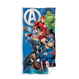 Carbotex Avengers AV2295006_D51 Beach Towel Bath Towel Bath Towel Cotton 70 cm x 140 cm Colourful