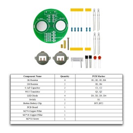 DIDODI Soldering Practice Kit Desktop Mini Gyroscope Hand Gyroscope Electronic DIY Kit
