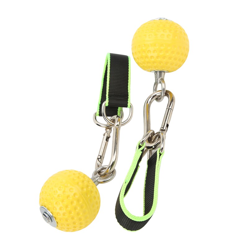 Climbing Pull Up Hand Grips Ball Set with Webbing Buckle