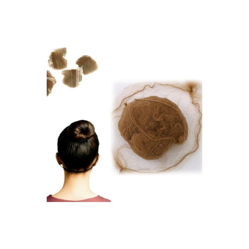Red de Pelo Tejida, 100 Piezas Redes Invisibles para Cabello,