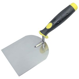 AERZETIX - C45996 - Trowel for Stucco Plaster 100 x 120 mm - Tool for Plastering/Masonry - Bi-Material Handle - Work/Masonry/Plaster/Tiles/Mortar - Steel