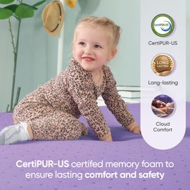 3 inch Twin XL (39"x80") Gel Memory Foam Mattress Topper Ventilated Soft Mattress Pad, Bed Topper, CertiPUR-US Certified, Twin XL Size