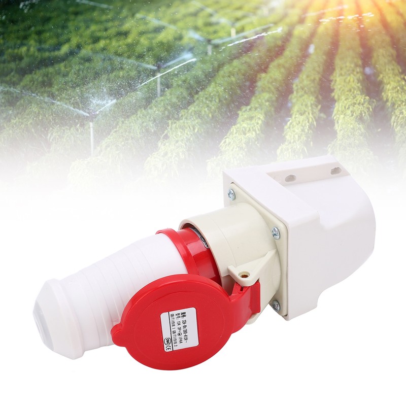 Industrial Plug Socket 380415V 32A 4Pin 3P+E IP44 Waterproof Surface