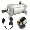 STABSOLI Starter Motor & Solenoid Relay & Ignition Switch for
