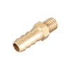 sourcing map Brass Metric Barb Connector Hose Nozzle 8mm x