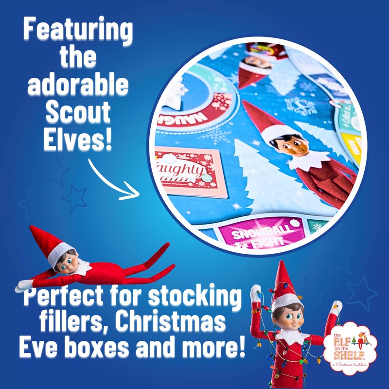 Rachel Lowe elf on The Shelf Board Game