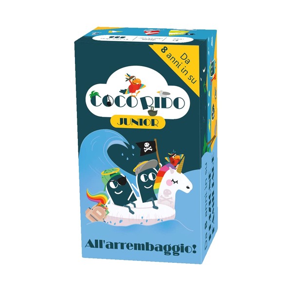 Asmodee Coco Rido Junior Fun Board Game for Everyone, 3-10 Players, 8 + Years, Italian Edition