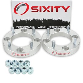 Sixity 2 pc 1.25 Inch Aluminum 4/137 to 4/137 ATV Wheel Spacer 12 mm Bolt