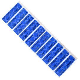 Larius Security Labels - Transfer Type Seal Security Seal Security Seals - German Version (Blue, 100)