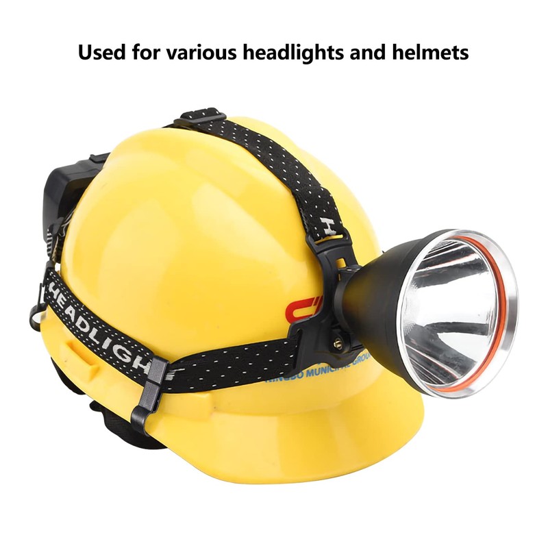 MABAHON 10 Pieces Headlamp Helmet Clips Headlight Helmet Light Clips