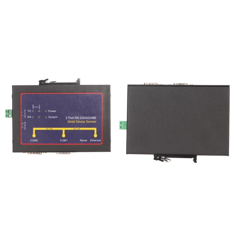 Serial Device Server Dual Port RS232 485 422 to Ethernet