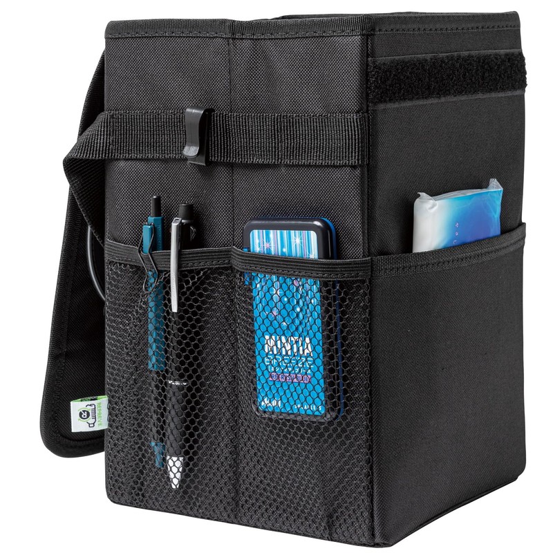Bonform 7254-72BK Ripleve Multi-functional Dust Box, Black, Waterproof Material, Pocket,