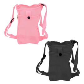 Alnicov 2-Pack Water Bottle Sling Carry Case with Adjustable Straps Nylon Water Bottle Sling for Hiking Camping Walking Sports Gym