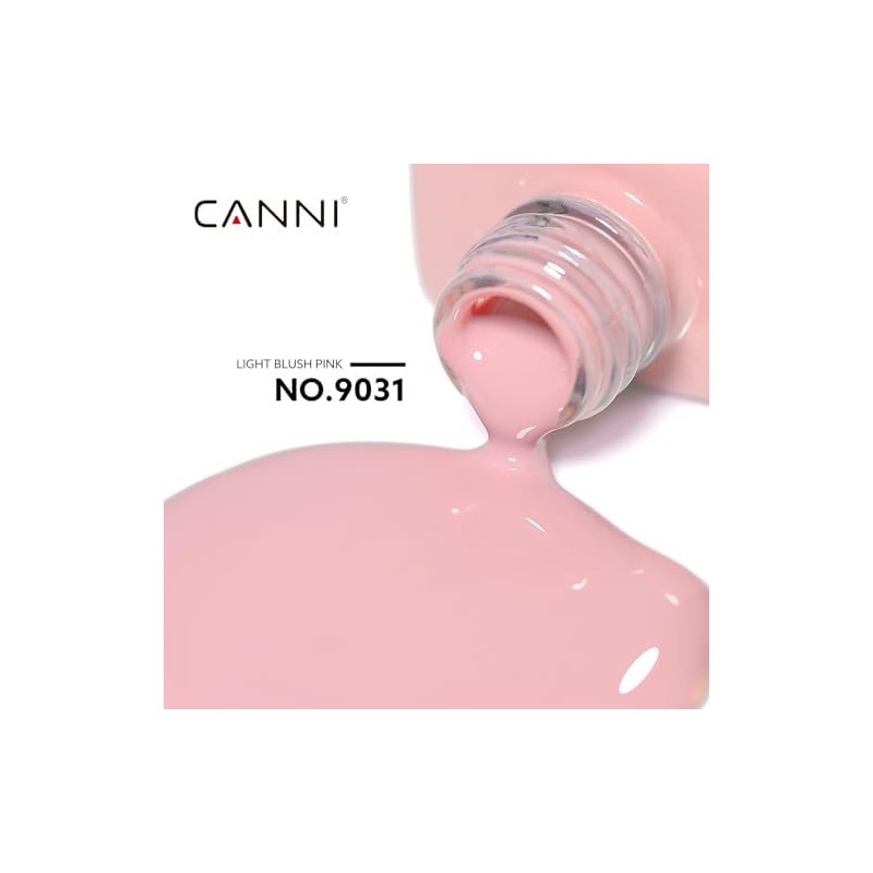 CANNI- Esmalte de uñas en gel rosa claro, 1 pieza