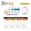BLASANI Luggage Protector Suitcase Clear PVC Waterproof TSA Aproveed Cover