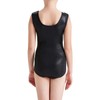 ESHOO Girls One-Piece Striped Gymnastics Ballet Leotards Shinning Diamond Embroidered