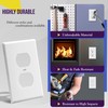 ENERLITES Duplex Wall Plates Kit, Electrical Outlet Covers, Standard Size