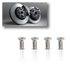 JOYCOURT 4-Pack Screw For Rotor Brake Disc Retaining, Retaining Hardware