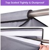 MISSLO 54" Garment Covers for Clothes Storage Hanging Suit Covers