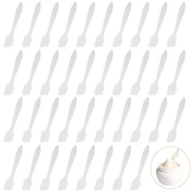 200pcs Cosmetic Spatula Mini Spatula Plastic Mask Face Cream Aesthetic Spatula Plastic
