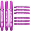 Target Darts 3 Sets of Purple Pro Grip Dart Shafts