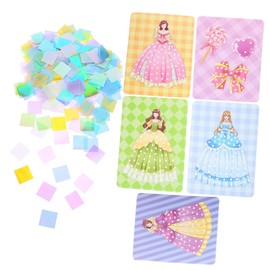 Kisangel DIY Puncture Painting Kit for Kids Adults Unfinished Art Fabric Boards Stickers for Crafting Sewing Projects Creative Activities