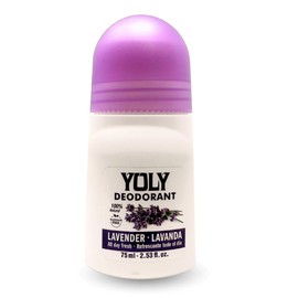 Yoly Lavanda Natural Deodorant – Aluminum-Free, Paraben-Free, Long-Lasting Odor Protection, 2.53 oz