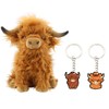 Highland Cow Plush, Highland Cow Teddy, High land Fluffy Cow