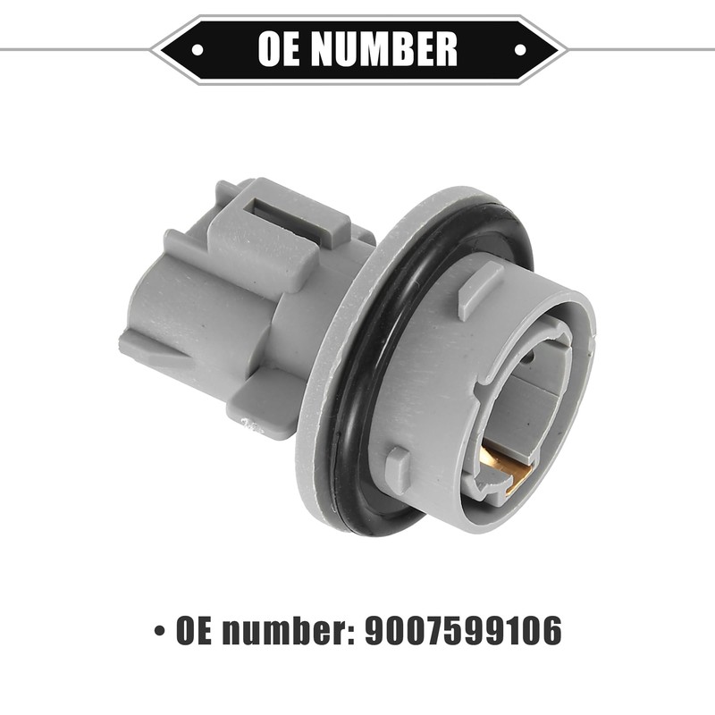VekAuto No.9007599106 Front Turn Signal Lamp Socket Compatible for Toyota