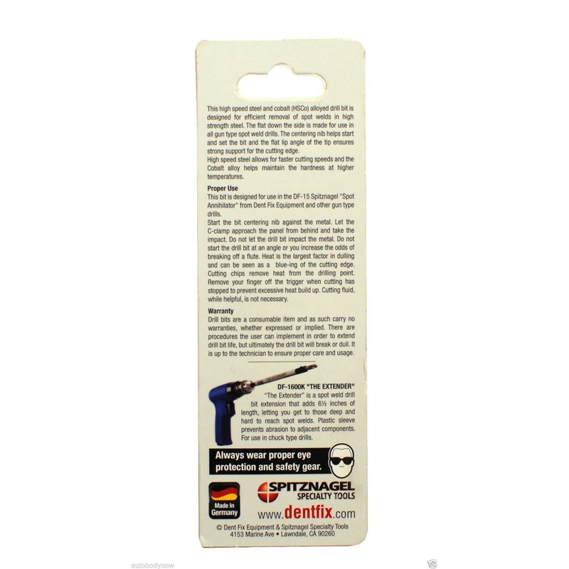 Dent Fix DF-1610 Drill Bit 10Mm For Df15