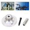 Lathe Handwheel 80mm Aluminum Alloy Hand Wheel with Crank Handle