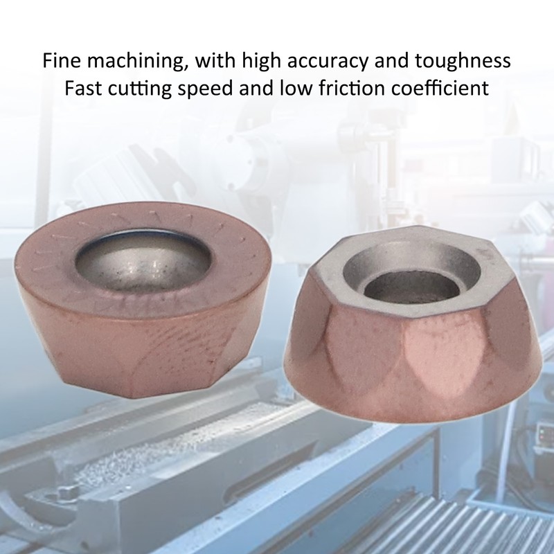 10PCS CNC Carbide Inserts Indexable Round Milling Inserts Lathe Cutting