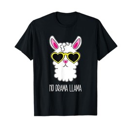 Summer Sunglasses Llama No Drama Apparel Cool Llama Stuff T-Shirt
