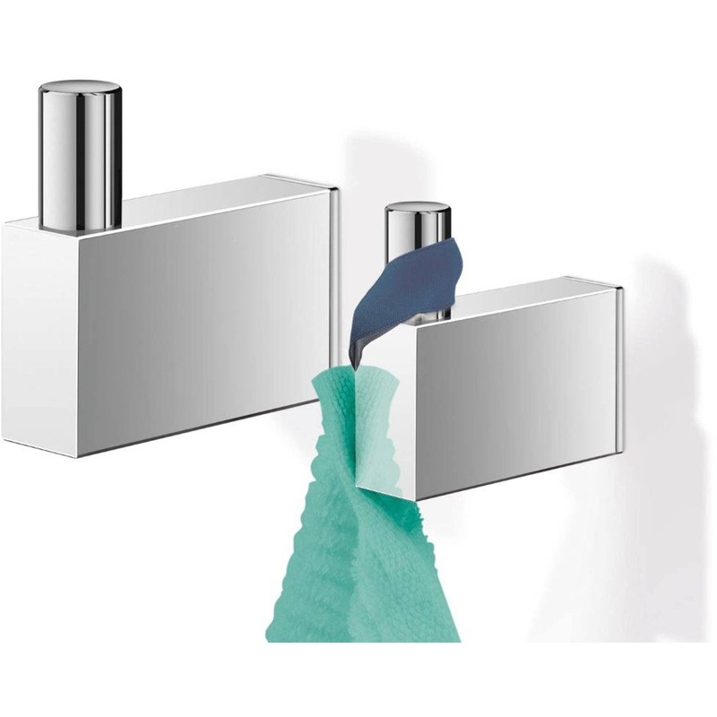 Zack 40036 Linea Towel Hook – Stainless Steel, High Gloss