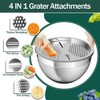 Mixing Bowls with Airtight Lids, Stainless Steel Mixing Bowl Set