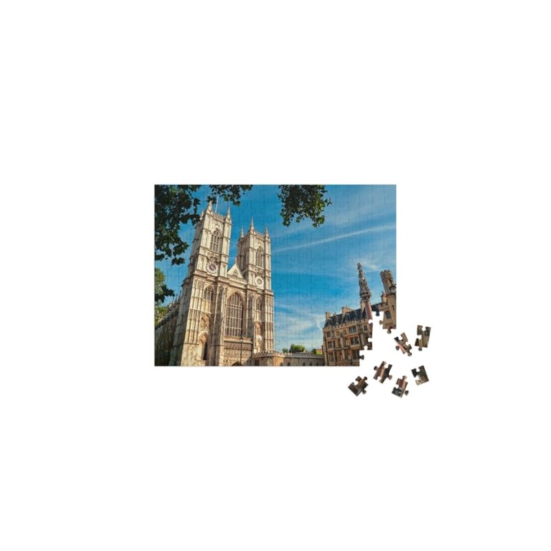 puzzleYOU: Westminster Abbey, London, England 200 Piece Jigsaw Puzzle -