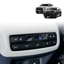 BSTW for Hyundai Palisade Air Conditioner Screen Protector for 2020 2021-2025 Palisade Back Seat Climate Control Panel Anti-Reflective Soft Nano Protective Film 2PCS (Palisade Rear Seat AC Panel Film)