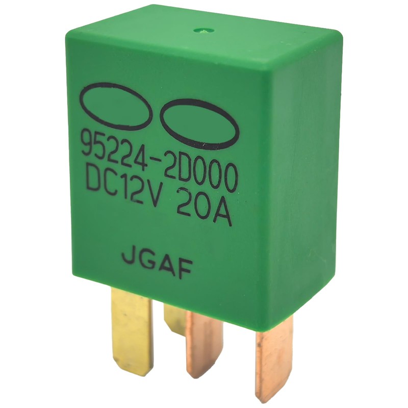 3-Pack 95224-2D000 Relay - 20A 12VDC 4-Pin SPST Automotive Relay