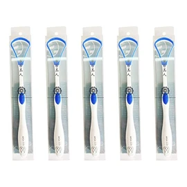 Tongue Moss Bijin Dr T's Tongue Cleaner (Set of 5 Blue)