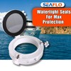 SEAFLO 8.5" Round Porthole/Port Light Window with ABS Plastic &