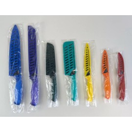 Cooking Light 14 Piece Knife Sets 7 Knives & 7 Sheaths Multi Color