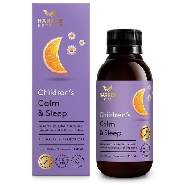 Harker Herbals Children's Calm & Sleep Liquid 150ml - Sweet Orange - Expiry 10/24