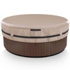AKEfit Round Hot Tub Cover, 600D Polyester Waterproof for Hot