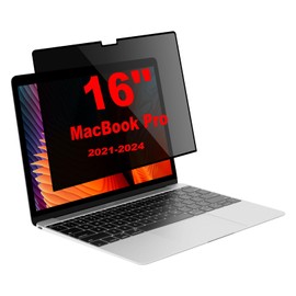 Ceydebne Privacy Screen Protector for MacBook Pro 16 Inch (2021-2024, M1, M2, M3, M4, Pro, Max) Removable Laptop Privacy Screen Shield