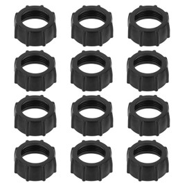 Fukaisu 12pcs Tightening Nut for Car Mount, 17mm Ball-Joint Fixed Adapter Head Holders Replacement Screw Ring for GPS DVR Camcorder Wireless Charger Car Phone Holders & Mounts Accessories