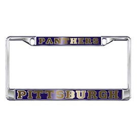 Pittsburgh (PA) Plate_Frame (DOMED MIR PITT PANTHERS PLATE (58076))