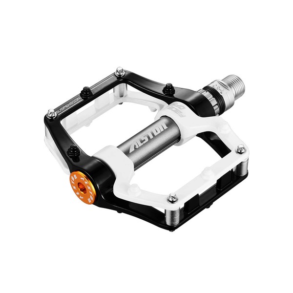 Alston Mountain Bike Pedals Road Bicycle Pedals Non-Slip Lightweight Cycling Pedals Platform Pedals 3 Bearings Pedals for BMX MTB 9/16