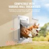 Weatherproof 9.29\" X 13.19\" Metal Frame Doggy Door with Lock