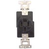 Panasonic WF1415BK Grounded 3P15A Embedded Outlet Black